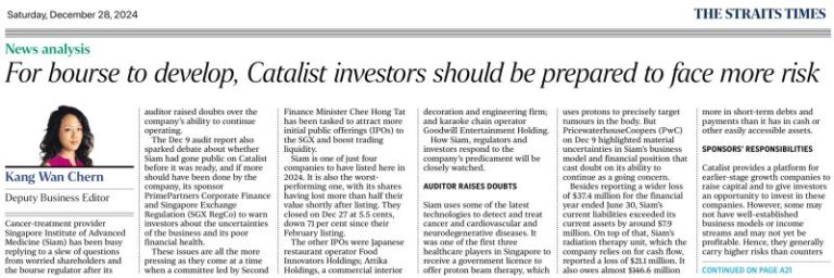 Straits times article